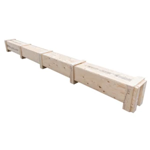 Houten exportverpakking van GLF