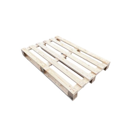 Standard pallet, 1,200 × 800 mm – 6 deck boards, 3 runners (22 mm), ISPM 15