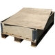 Custom plywood pallet lid for industrial packaging and shipping protection.