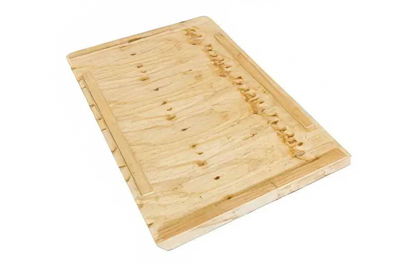 Custom plywood pallet lid fitted to a standard pallet-collar format.