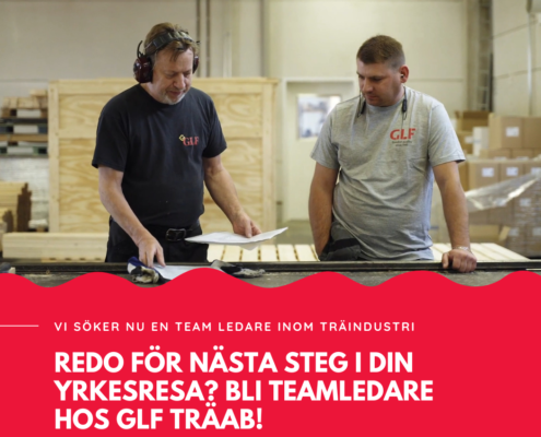 GLF TRÄAB tjänst ansök idag
