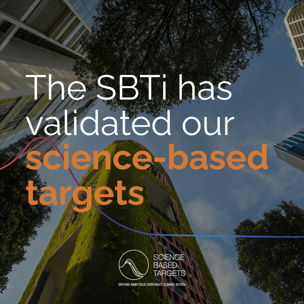Official Science Based Targets initiative validation badge for GLF Genarp AB near term climate targets.