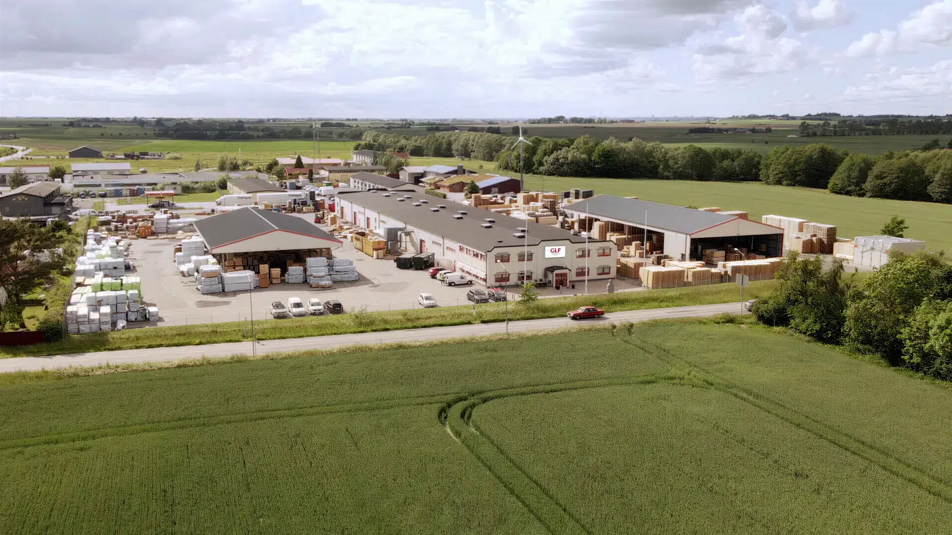 Overview of GLF’s premises in Genarp.