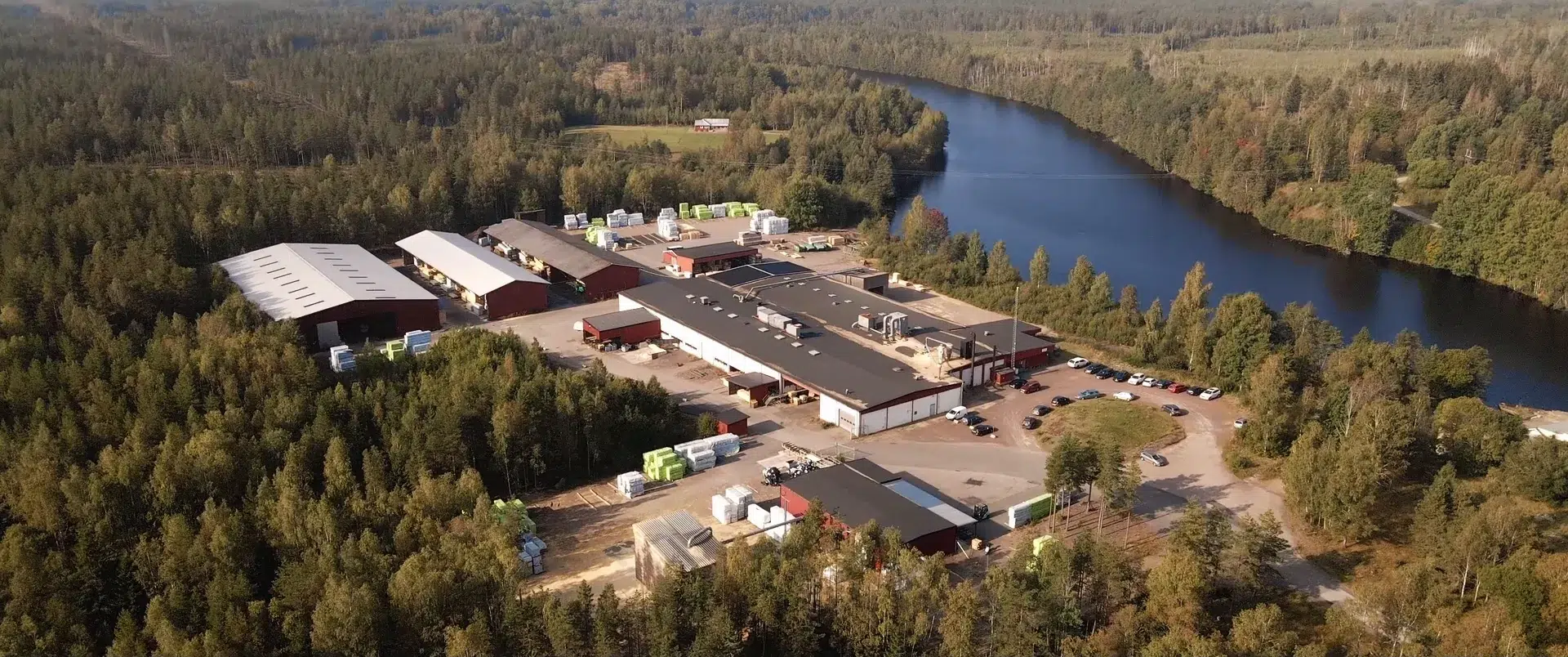 Overview of GLF’s premises in Sävsjöström.