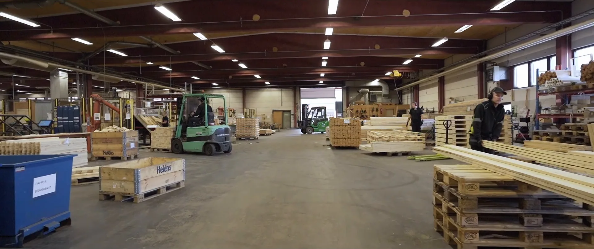 Production area at GLF in Sävsjöström.