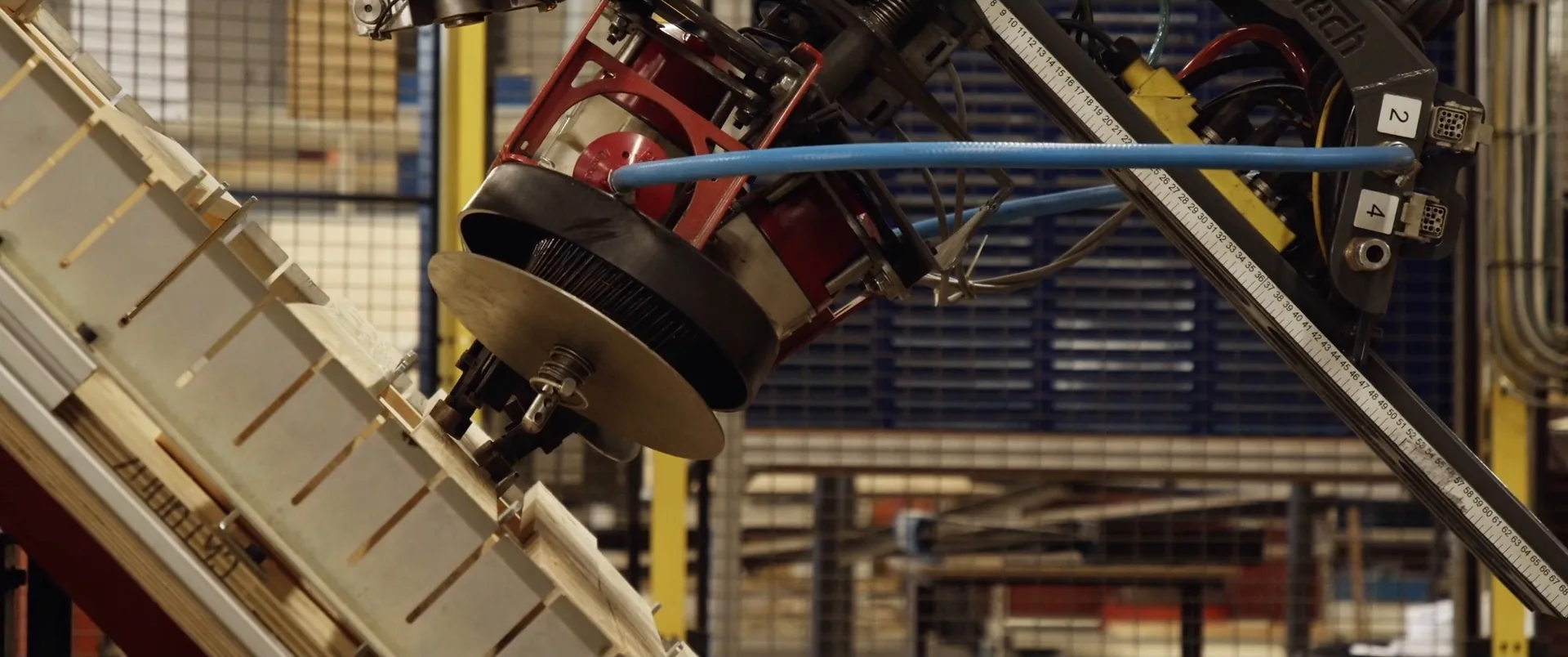 Robotic production equipment at GLF in Sävsjöström.