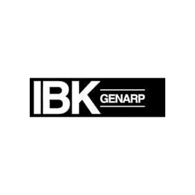 Das Logo von IBK Genarp unter dem Abschnitt Sponsoring der GLF Gruppe.