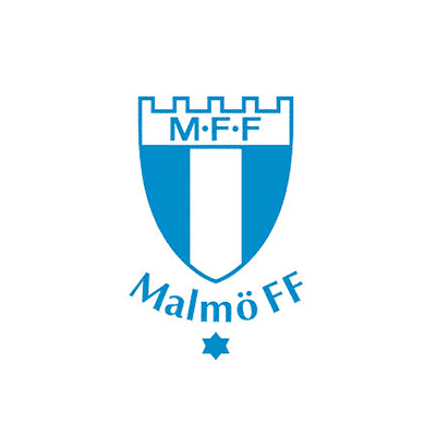 Das Logo des Fußballvereins Malmö FF unter dem Abschnitt Sponsoring der GLF Gruppe.