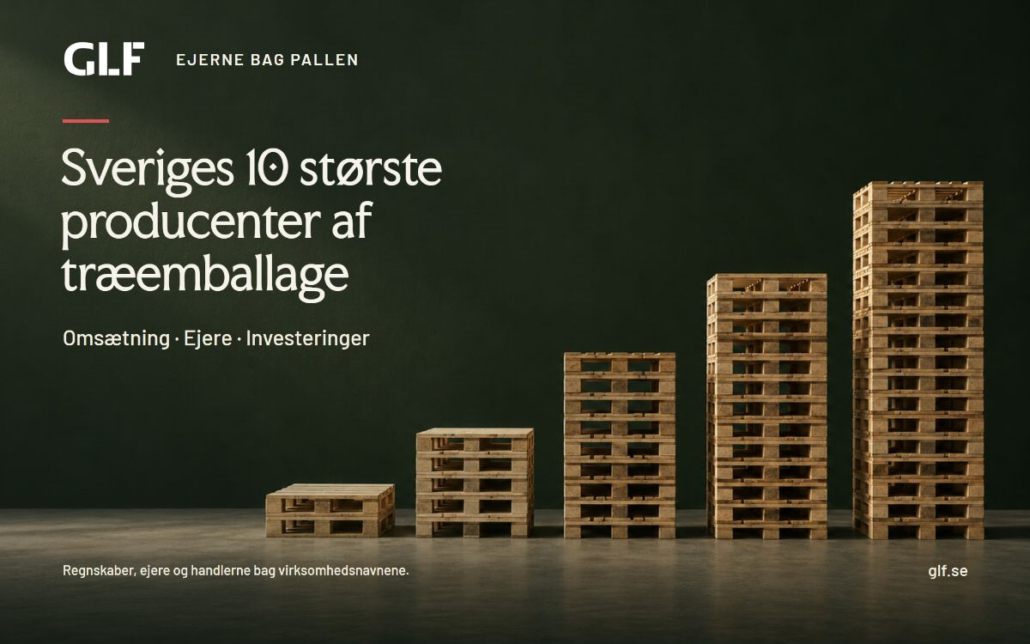 Sveriges 10 største producenter af træemballage: omsætning, ejere og investeringer