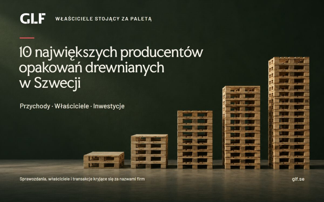 10 największych producentów opakowań drewnianych w Szwecji: przychody, właściciele i inwestycje